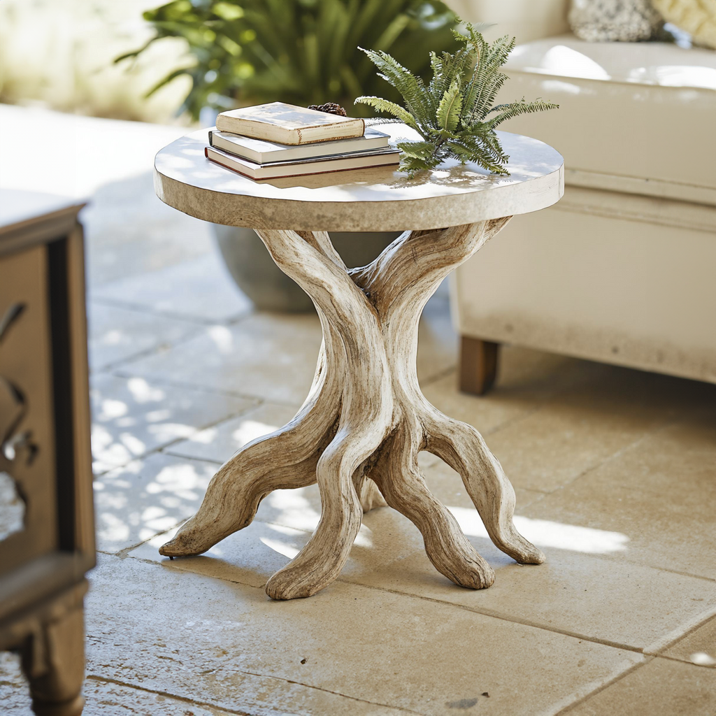 Farmhouse End Table Live Edge End Table Decor