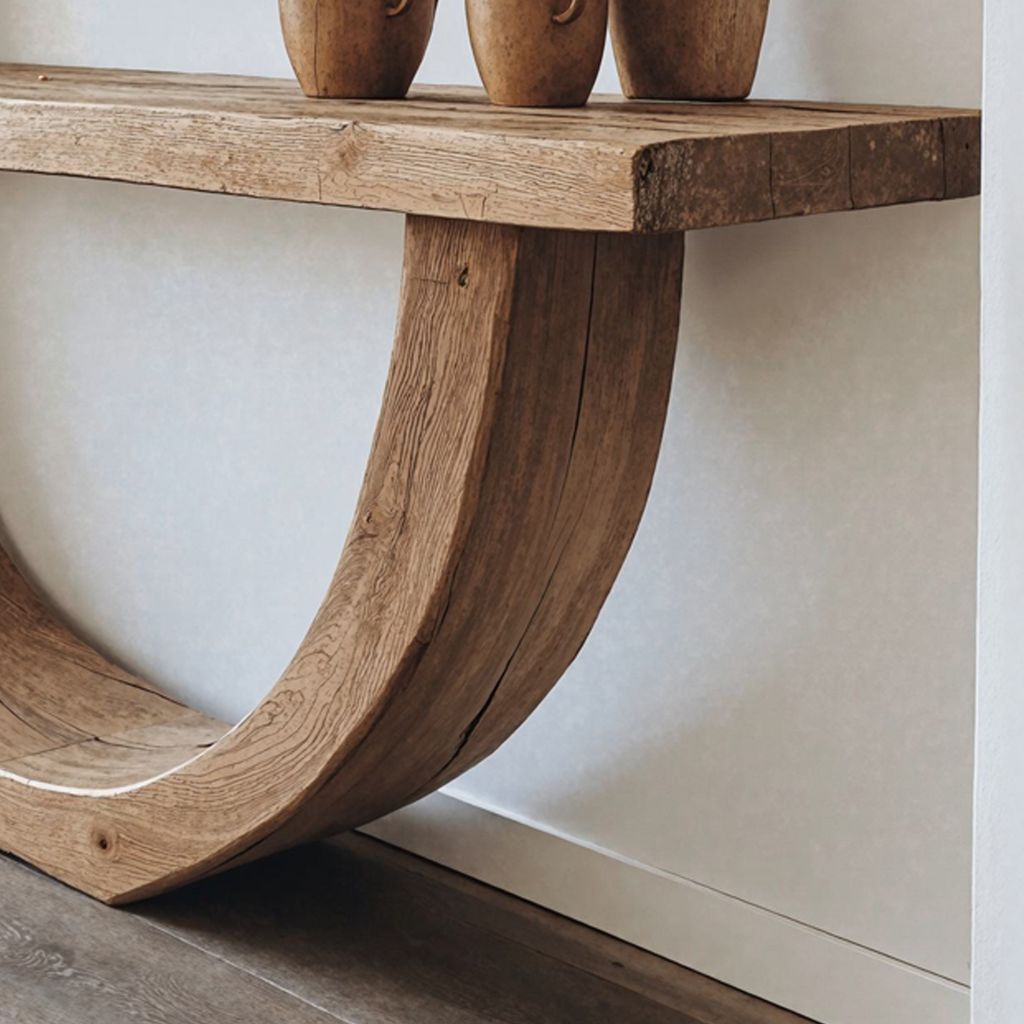 Narrow Console Table Living Edge Table Home Decor